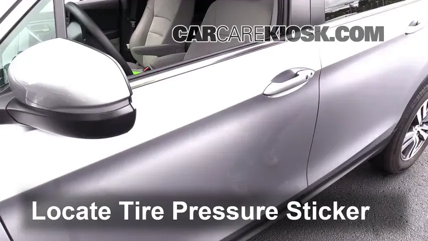 2016 Honda Pilot EX 3.5L V6 Tires & Wheels Check Tire Pressure